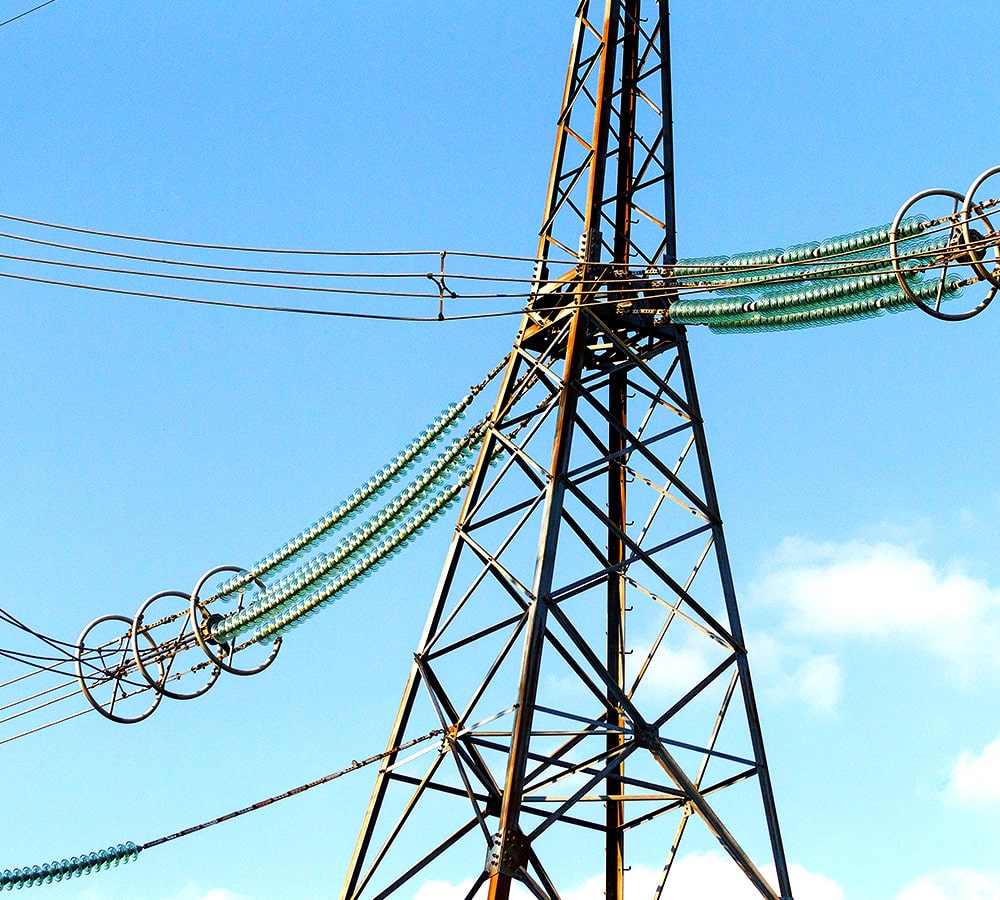 High voltage tower