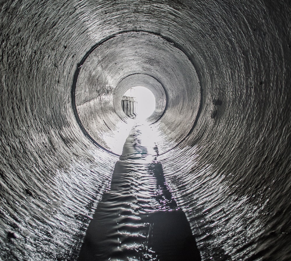 Waste water flow